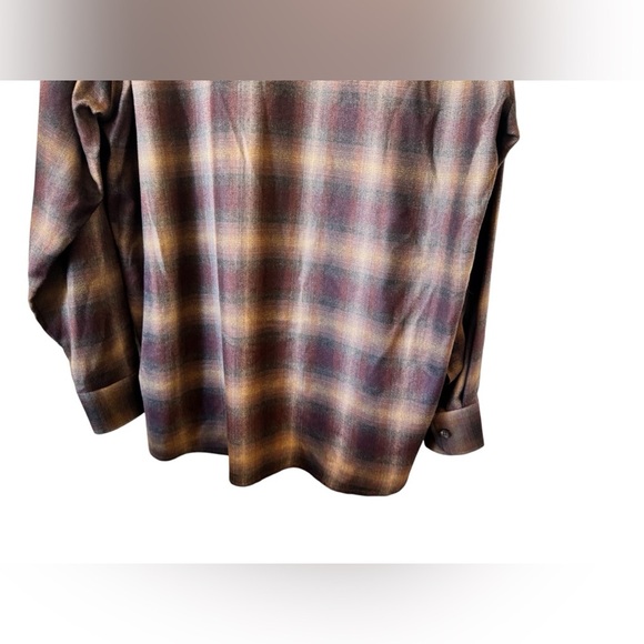 Authentic Haupt Men’s Button Down Plaid Shirt 41/42 16.5 - Picture 5 of 12